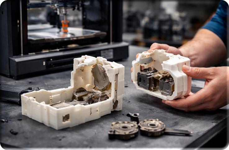 Refabrication pièce plastique et impression 3D