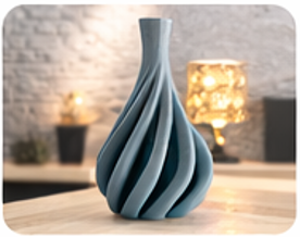 Vase décoratif imprimé en 3D par Kréa3D